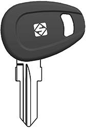 CHIAVI AUTO C/TESTA PLAST. GIV3RP