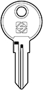 CHIAVI ABUS AB43R   P5SX  OTTONE