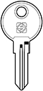CHIAVI ABUS AB43  P5DX   OTT