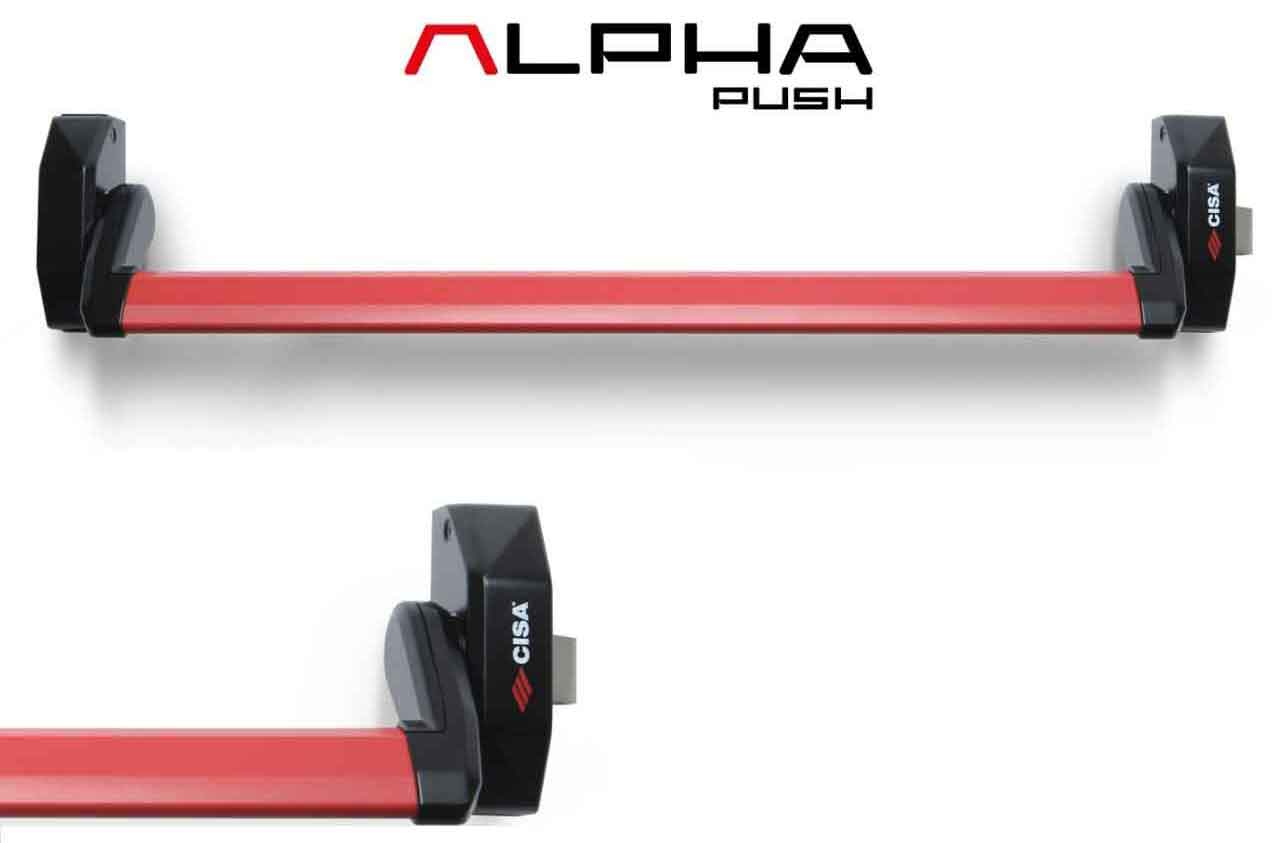 MANIGLIONE ANTIPANICO ALPHA PUSH MODUL. CISA 5M011.10