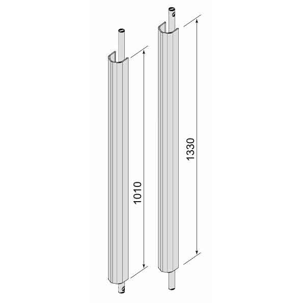 KIT ASTE E CARTER COPRIASTA ALPHA CISA 07A63.0A