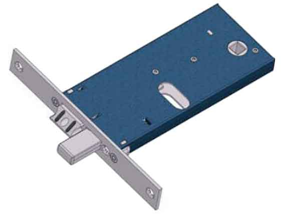 SERRATURA OMEC 882 MM.80 F22 SCR/REV. 3M S/CIL.