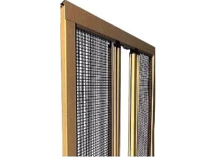 ZANZARIERA ADRIATICO 200X245  PORTA 2 BATT. BRONZO