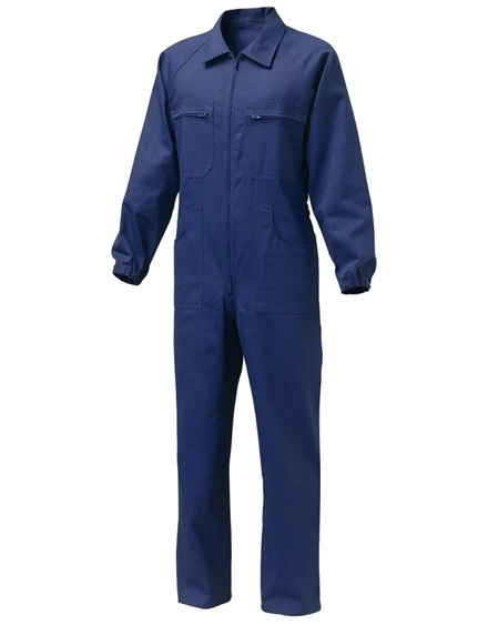 TUTA COTONE BLU TG.52-54 L LABOR