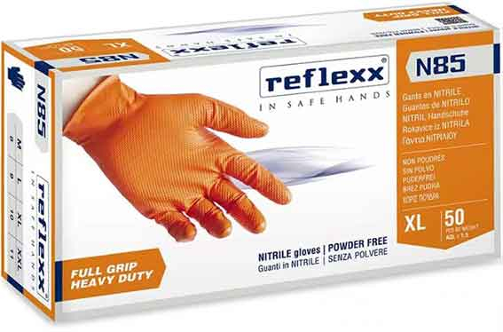 GUANTI NITRILE ARAN. SPESS. FULL GRIP L 50PZ