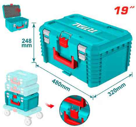 TOTAL TPBXS103 VALIGETTA PORTAUT. IMPILAB. 48x32x25