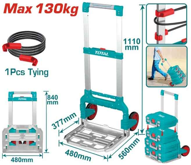 TOTAL TROLLEY X VALIGETTE MAX 130KG 48x84