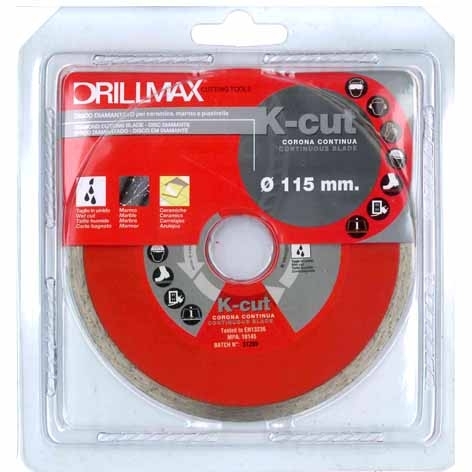 DRILLMAX DISCO DIAM. D.115 X CERAMICA CORONA CONTINUA