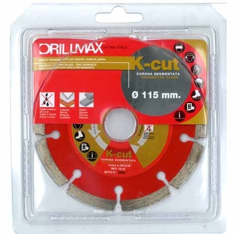 DRILLMAX DISCO DIAM. D.115 UNIV. CORONA SEGMENT.