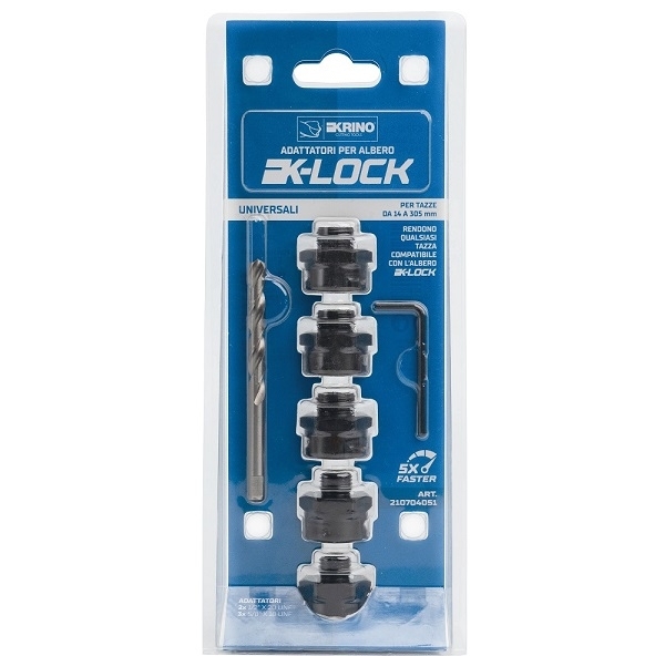 KIT ADATTATORI X ALBERO SEGHE TAZZA K-LOCK