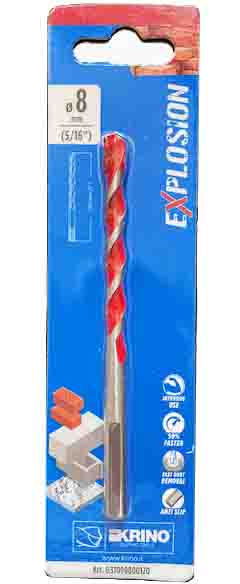 PUNTE EXPLOSION ROTOPERCUSSIONE MM.8x200