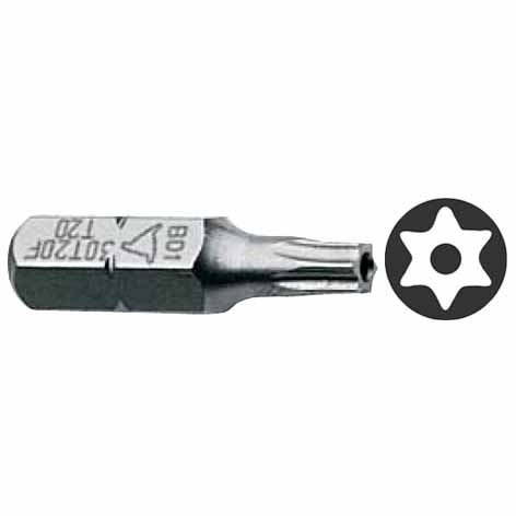 INSERTI 1/4 TORX CON FORO T25 MM.25