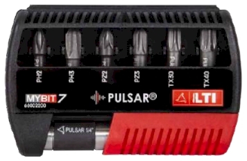 LTI SET 7 INSERTI PULSAR 1/4X25 C/PORTAINS.