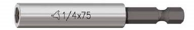 PORTAINSERTI MAGNET. 1/4 D.10  L/MM.75