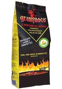 CARBONELLA DI LEGNA 100% NATURALE  SACCO 3 KG