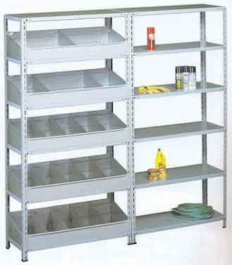 RIPIANO METALLO  80X50 GRIGIO 1 RINF.