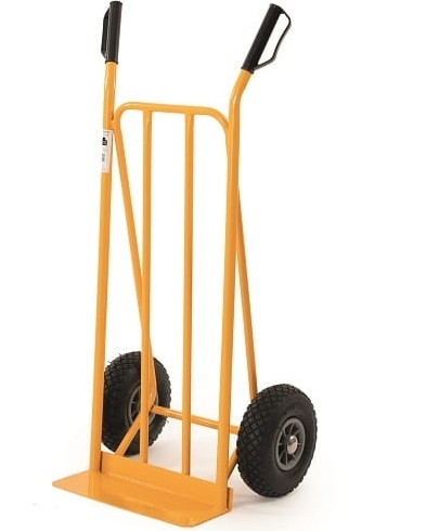 CARRELLO RUOTE PNEUM. MAX 300kg GIALLO A.030