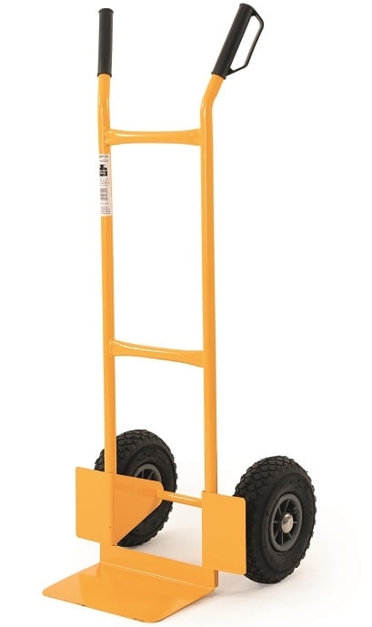 CARRELLO RUOTE PNEUM. MAX 200kg GIALLO A.020