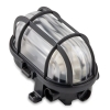 Plafoniera con gabbia in PVC