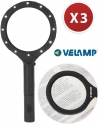 Lente ingrandimento con LED VELAMP in display