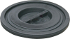 Coperchio bidone 50 litri nero