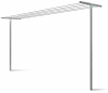 STENDIBIANCHERIA SMONTABILE ZINC. H220 L80