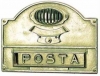 Placca lettere ANTICA ALUBOX A5