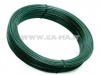 Filo ferro plasticato verde in matassa