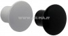 Pomolo in nylon bombato liscio