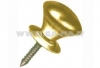 Pomolo stampato in ottone lucido