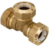 Giunto ottone a T per PE filetto femmina gas  TOF/T GAS
