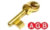 Chiavi snodate per serrature per porte scorrevoli AGB B00502