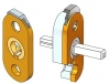DISEC BMAR02B18 blocca martellina di sicurezza