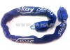 Catena rivestita in tessuto blu