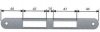 Incontro per serratura Patent AGB B01000